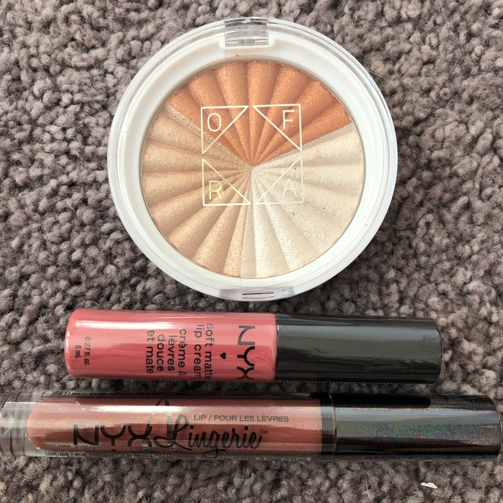 Nyx Lippies + ofra bundle (full size and new)